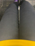 佐马仕 蓝灰高腰牛仔裤女秋冬季新款加绒加厚韩版修身弹力显瘦紧身九分 黑色 加绒 28 实拍图