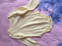 优奇婴儿衣服夏季套装宝宝夏装短袖儿童夏装分体两件半袖套装空调睡衣 【奶白小熊组合】海水蓝 90 实拍图