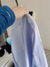 南极人（Nanjiren）衬衫男长袖休闲条纹外套抗皱修身商务正装免烫衬衣男 浅蓝色 XL 晒单实拍图