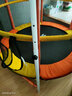 瑜阳蹦蹦床60英寸带护网单杠家用室内外儿童健身环形扶手跳跳床 实拍图
