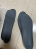 确儿运动专用鞋垫男女缓震高弹踩屎感zoom气垫减震防痛跑步篮球鞋适用 2双】黑色-运动减震丨爆米气垫 4344码 实拍图