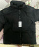 真维斯（JEANSWEST）羽绒棉服女加厚棉袄2024年冬季新款小个子保暖面包服情侣棉衣外套 黑色 2XL 实拍图
