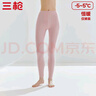 三枪秋裤女[原纱抗菌]纯棉透气弹力打底裤女士厚棉保暖长裤 实拍图