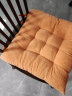 月语家纺冬季加厚纯色灯芯绒坐椅垫沙发垫子办公坐垫 汽车座垫空调垫 橘黄 45cm*45cm 实拍图