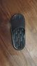安尚芬不臭脚静音无致癌物踩屎感拖鞋男士居家室内外穿浴室防滑凉拖鞋女 黑色【卡通熊】 38-39 (245mm) 适合37-38 实拍图