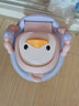 海豚星儿童马桶坐便器男小孩女宝宝婴幼儿专用训练厕所家用大便桶尿盆凳 加高加大款粉色PU垫 +刷 实拍图