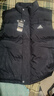 春秋冬季羽绒棉马甲男士宽松潮牌背心外穿坎肩男马夹保暖外套女 AD9957黑色 XL （建议110-130斤） 实拍图