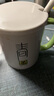 CEROUKY水杯茶杯子春夏秋冬四季陶瓷杯个性定制LOGO印相片马克杯带盖勺 春带盖勺1个350ml 实拍图