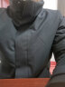 才子（TRIES）男装中长款羽绒服冬季新款獭兔毛立领保暖大衣连帽休闲潮外套 黑色 XL(175/92A) 晒单实拍图