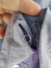 Gap男女装夏季LOGO纯棉落肩短袖廓形亲肤T恤858370情侣装上衣 紫色 175/88A(XS) 实拍图