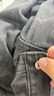 意森富春秋季牛仔外套夹克男装衣服棉质大码宽松休闲上衣纯色韩版休闲装 W110灰色 5XL 【建议185-200斤】 实拍图