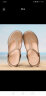 Veblen洞洞鞋女夏季厚底防滑包头凉鞋平跟软底海边沙滩鞋果冻鞋外穿拖鞋 茶金 39偏大半码 实拍图