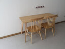 爱美舍（Aimeishe）书桌实木电脑桌现代简约简易写字职员桌办公桌椅 原木色单桌（无椅子） 140*60*75 实拍图