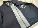 雅戈尔（YOUNGOR） 风衣男士 春季青年男商务休闲风衣 GYDF424995FQA 藏青 175/96A 实拍图