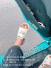 JINGCE拖鞋男潮牌夏季外穿运动防滑踩屎感男士网红两穿厚底椰子一字凉鞋 米粽色 41 【40-41同码】 实拍图