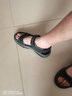 斯凯奇（Skechers）男鞋魔术贴凉鞋运动休闲户外鞋简约露趾沙滩鞋子防滑拖鞋 黑色/BLK 42 实拍图