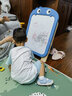 曼龙【新品】礼物画板早教磁性贴写字板婴幼儿支架式家用多功能涂鸦板 造梦家画板+座椅+画笔*12+磁力片*60片+赠数字贴+板擦 实拍图