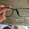 蔡司（ZEISS）镜片近视眼镜框可配度数男士防蓝光半框变色散光纯钛专业配眼镜架 122220 黑银 配LASHION1.60防蓝光镜片0~600 实拍图