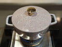 珐宝（staub） 法国进口珐琅铸铁锅平底锅双耳煲汤锅炖锅煎炒锅具厨房好物 雪花图案多用锅夜樱粉 16cm 实拍图