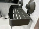 太力卫生间置物架吸盘免打孔浴室洗漱置物架厨房收纳盒  带杆款 实拍图