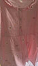 草景家孕妇睡衣夏季薄款纯棉月子服宽松大码产后夏天吸汗透气哺乳衣套装 955粉色 L  (建议体重90-120斤左右) 实拍图