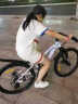 邦德富士达自行车男女禧玛诺21速双碟刹减震前叉山地车青少年越野单车上学骑 珍珠白 实拍图