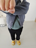 森马（Semir）外套女刺绣拼接撞色宽松夹克2024冬季仿毛呢棒球服109724108004 实拍图