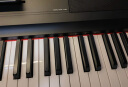 雅马哈（YAMAHA）电钢琴P125a黑色88键重锤成人儿童数码钢琴 125aB主机+木架+三踏 实拍图