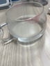 天喜（TIANXI）玻璃杯双层办公泡茶玻璃带盖过滤茶水分离杯耐热防烫水杯子  加厚圆趣三件杯350ml 实拍图