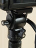富图宝（Fotopro）E4I PRO+MH-2A 便携反折可变独脚相机摄影液压视频云台三脚架 原碳灰 实拍图