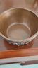 铜欣祥 铜聚宝盆摆件铜碗铜盆门海办公室开业乔迁礼品客厅家居装饰品 紫铜中号 实拍图