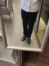 罗蒙（ROMON）男士商务西裤2025新款直筒宽松男裤西装裤春夏季休闲长裤子通勤裤 黑色 春季款 32 腰围二尺五 实拍图