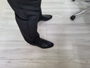 零度Zero男士皮鞋新款头层牛皮男鞋商务正装鞋休闲潮流经典婚鞋 黑色 39 (245mm) 实拍图