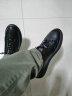 康奈男鞋 新款休闲鞋百搭潮流牛皮鞋纯色系带运动男士系带鞋 1175801 黑色（男款) 41 实拍图
