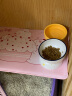 古私（Gusi）小学生餐垫硅胶隔热餐桌垫可收纳儿童卡通午餐垫子 粉白色40*60cm 实拍图