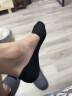 浪莎船袜男袜子薄款夏季隐形棉硅胶防滑短袜 黑藏青深灰浅灰白色各1 实拍图