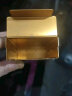 来福（LAIFU） 来福烟盒20支装铝合薄金属滑盖香菸盒烟壳防压免费刻字 金色免费刻字 实拍图