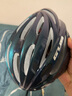 GUB 山地自行车头盔男女款一体骑行头盔可拆卸磁吸风镜公路车电动车 极光蓝+灰片+透明片+黄镜片+帽檐 均码 实拍图