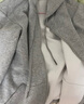 真维斯（JEANSWEST）卫衣女春秋季新款外套女开衫连帽情侣男女装上衣服小个子休闲宽松 麻灰 纯色 M 实拍图