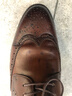 百丽（Belle）正装男鞋牛皮布洛克风商务婚鞋皮鞋正装鞋89183AM9 棕色 42 (260mm) 实拍图