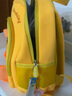 chinllo小黄鸭幼儿园书包男童女童儿童宝宝防走失3-6岁大班中班小班背包 6062金黄色中号 实拍图