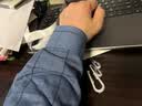 恒源祥羊毛衬衫男加绒加厚长袖加厚保暖衬衣男士中年爸爸装休闲冬季 YM45832-3磨青条格 38 实拍图