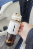SIMELO 德国施美乐法压壶耐热玻璃手冲咖啡过滤杯便捷式冲茶器冷萃壶 西雅图白450ML(高硼硅玻璃) 晒单实拍图