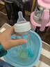 爱得利（IVORY）新生儿宽口径带手柄保护套玻璃奶瓶 婴儿晶钻奶瓶宝宝耐热耐高温 150毫升【奶粉盒+奶瓶夹+棉刷】 实拍图