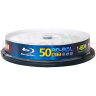 铭大金碟（MNDA）BD-R蓝光光盘/刻录盘 6-12速25G 可打印 10片桶装 实拍图
