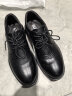 海澜之家HLA皮鞋男士正装皮鞋商务时尚增高德比鞋HAAPXM3AC90187 黑色41 晒单实拍图