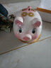 润华年存钱罐只进不出小猪储蓄罐可爱女生创意陶瓷储钱罐打不开 可存可取(含坐垫) 加大号粉色(存四万)【仅剩8件】 实拍图