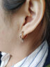 安普里奥·阿玛尼（Emporio Armani）阿玛尼耳钉女双环LOVE女士耳钉生日礼物送女友EGS3006221 晒单实拍图