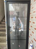 斯罗克定制厕所门卫生间门厨房玻璃门钛镁合金钢化玻璃门浴室门洗手间平开门双层厨卫玻璃门 黑色（款式多样，详询客服） 1.4型材-单包 实拍图