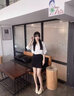 ELLE白色设计感V领衬衫女2025秋装新款宽松通勤职业装轻奢气质上衣 白色 XL 实拍图